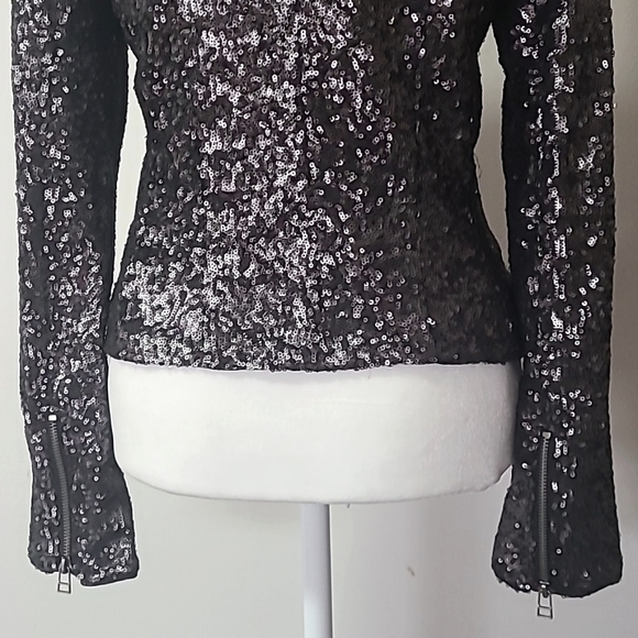 W118 BY WALTER BAKER BLACK  LARA JACKET - Picture 5 of 12